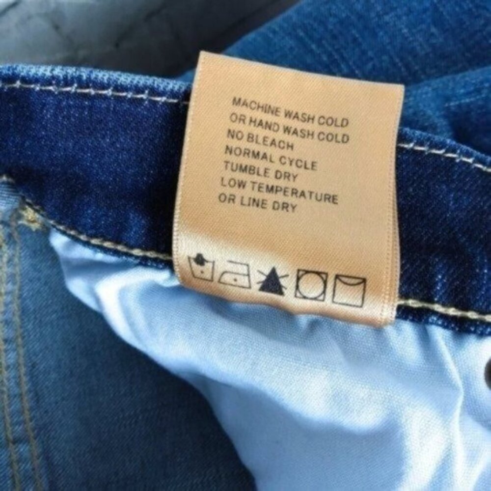 Driftwood Jackie Floral Embroidery Jeans Blue Size 27 - Picture 5 of 8